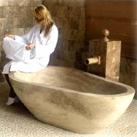 High Quality Marble Travertine Bathtub - Sink